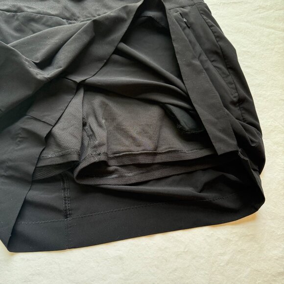 Athleta Soho Skort Black Size 10 With Built-In Shorts Lightweight Activewear - Picture 3 of 5